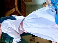 Indian school girl fucked hard by teacher in uniform - desi student doggy style sex