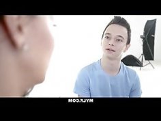 Hot milf flashes sexy body in a photoshoot creampie blowjob