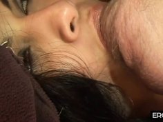 Big tits milf gets it hard from behind - intense cumshot orgasm